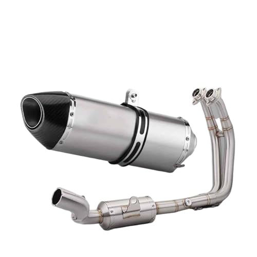 Escape Suzuki GSX 8S 8R 2024 soluciona retención de gases con fibra de carbono 51mm