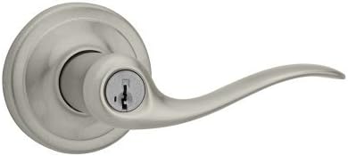 KwiksetSignature Series 97402-732 Satin Nickel SmartKey Tustin Entry Lever
