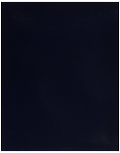 Oxford 2-Pocket Laminated Folder, 100 Sheet Capacity, Navy, Pack of 25