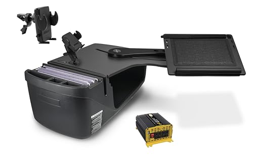 Bureau de véhicule nomade avec convertisseur 400W pour siège arrière gauche