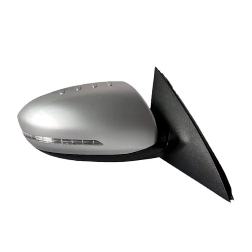 起亜 K5 2011 12 13 14 15 サイドミラー外部ミラーバックミラーアセンブリレンズターンシグナルシェル下部シェルフレームカバー(8Pin Silver Right)