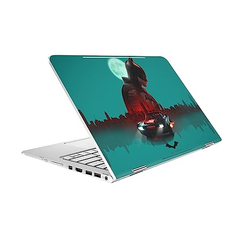 Skin Batman HP Spectre Pro X360 G2 autocollant vinyle Batmobile protection ordinateur portable