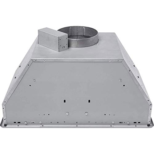 Image of Broan Aluminum Power Pack Range Hood Insert, Exhaust Fan and Light Combo for Over Kitchen Stove, Silver, 6.0 Sones, 390 CFM