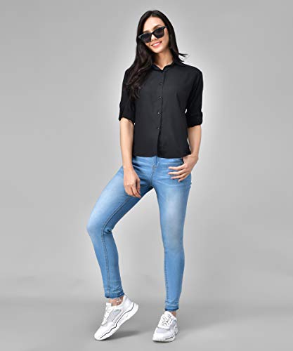 Image of FUNDAY FASHION Women's Rayon Blend Regular Fit Long Sleeve All Purpose Shirt