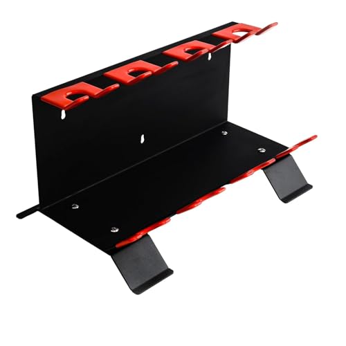 KEHE REFINISH Paint Spray Gun Holder Paint Gun Stand Rack Holds 4 Guns with Gravity Cups for Walls or Countertops
