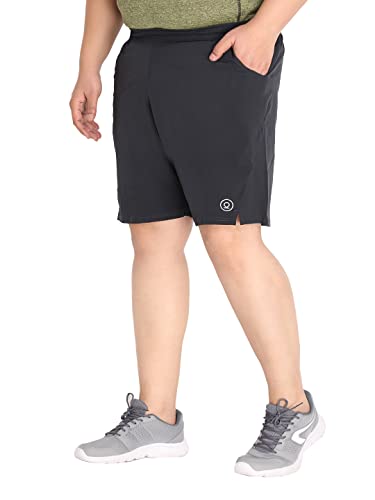 Image of CHKOKKO Men Shorts for Gym Sports or Running | Dry-Fit Fabric Single Layered Active Summer Workout Wear Knee Length Regular Fit | Elastic Waist with Front and Back Pockets