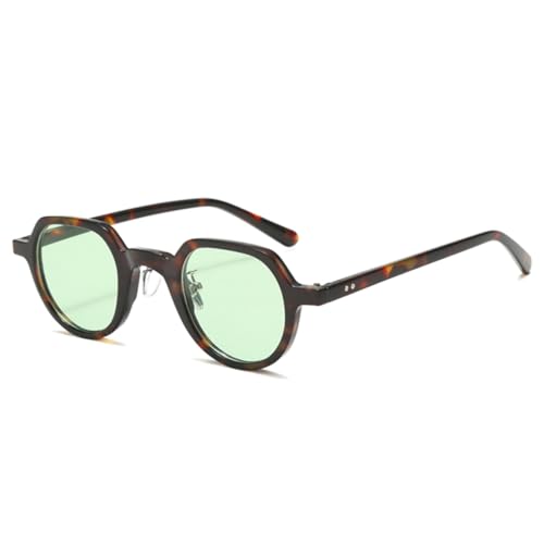 Lunettes de soleil rondes vintage pour femmes au design minimaliste chic