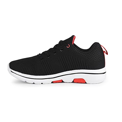 Image of JQR Line-BLK-RED Sports, Running,Walking, Gym, Training Shoes for Men|Stylish, Breathable,Lightweight,Comfortable