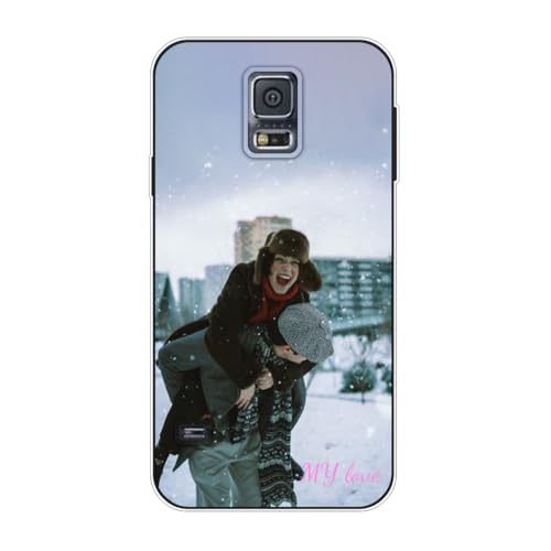 JGOYGYI Personalisierte Handyhülle kompatibel mit Samsung Galaxy S5 Mini,Benutzerdefiniert Hülle Transparent mit Eigenem Foto Bild Text JGOYGYI Personalisierte Handyhülle kompatibel mit Samsung Galaxy S5 Mini,Benutzerdefiniert Hülle Transparent mit Eigenem Foto Bild Text