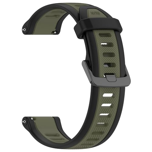 Correa silicona 20mm compatible Garmin Forerunner 165 miniatura 3
