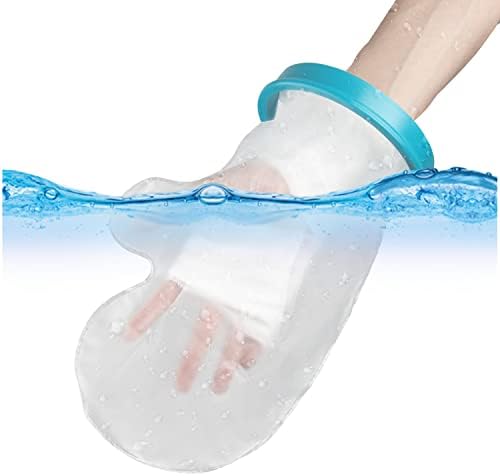 UpGoing Waterproof Hand Cast Covers for Shower Bath, Adult Watertight Wrist Protector Resuable Wound Bandage Sleeve Bag for Broken Hand, Fingers, Surgery, Burns[2023 Upgrade]