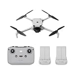 DJI Lito 1 Combo Due Batterie con DJI RC-N3, drone con fotocamera 4K per principianti, rilevamento degli ostacoli, ActiveTrack, video 4K e immagini 8K, leggero per adulti, trasmissione video 15 km, C0