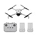 DJI Lito 1 Two-Battery Combo With DJI RC-N3, Drone With 4K Camera for Beginners, Obstacle Sensing, ActiveTrack, 4K Video & 8K Image, Lightweight for Adults, 15km Video Transmission, 2 Batteries, C0