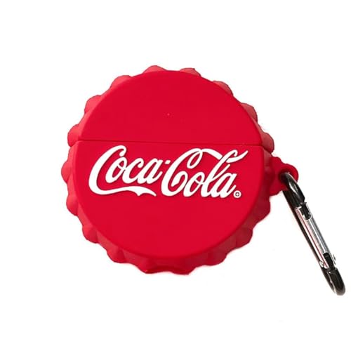 Capa de silicone macio para AirpodsPro, CocaCola