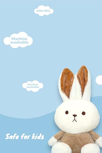 Image of Storescent Choco Bunny Bear 35cm - Brown Rabbit Soft Toy, Cute Stuffed Animal for Kids & Adults, Soft Cuddly Bunny Plushie for Birthday Gifts & Home Decor