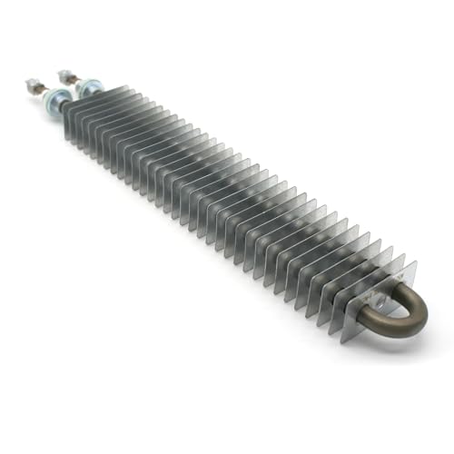 DOJA Barcelona | Resistance a Ailette | 750W/220V | 270mm | Ailette De 50x25 | Aluminium-Zinc | Distribution Uniforme De La Chaleur | Chauffage Electrique |...