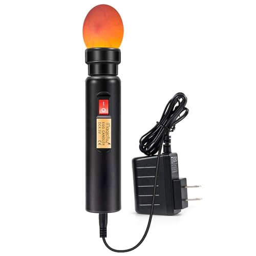 Magicfly Bright Cool LED Light Egg Candler Tester, Powered Only by Power Supply