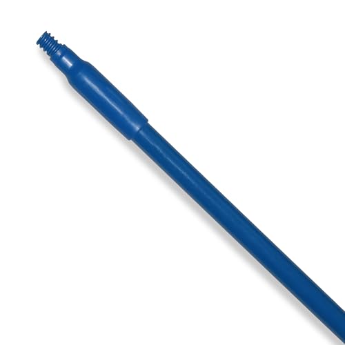 Image of SPARTA 48 inch Fiberglass Replacement Handle with 3 /4 inch Acme Thread Tip, Polyester Veil Reinforced, Hanging Cap, Commercial Cleaning, Blue (Pack of 12)