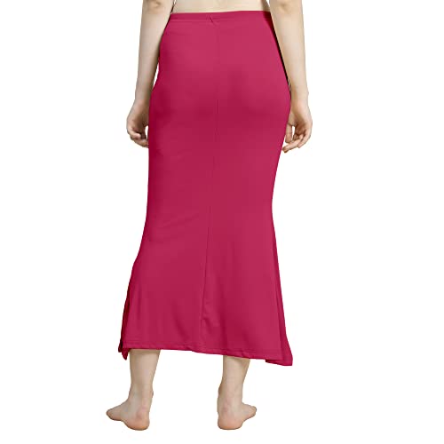 Image of Amazon Brand - Anarva Women Cotton Blended Saree Shapewear Regular Petticoat Skirt For Saree