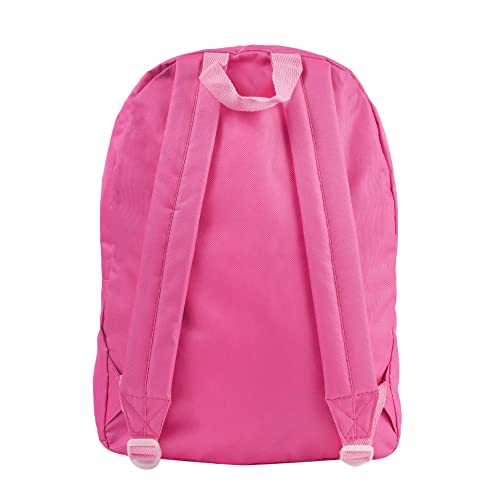 Trailmaker Classic 17 Inch Backpack With Adjustable Padded Shoulder Straps (Pink) #TOP4