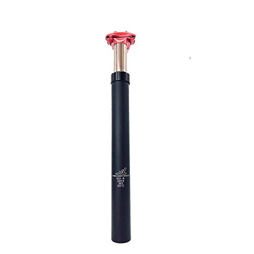 Zoom Black Red Coil Spring Suspension Seat Post 27.2 x 350mm Seatpost