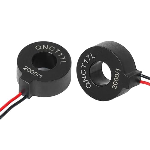 Transformador de corriente toroidal QNCT17L de 50A y 25mA para monitoreo eléctrico