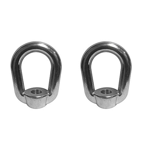 2 Pc SS 316 Eye NUT 1/4