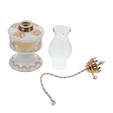 Utilisation polyvalente : adaptée à la décoration intérieure comme aux activités de plein air telles que le camping, cette lampe offre un éclairage fiable et un aspect esthétique. lampe à pétrole ancienne, lanterne à huile