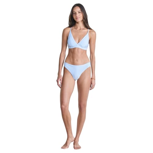 vineyard vines Women's Plunge Bikini Top Seersucker4
