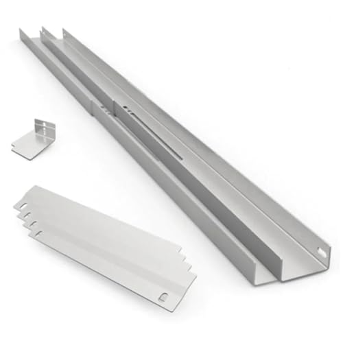 Kleines Kraftwerk Balkonkraftwerk Wandhalterung – für 1 Solarmodul, verdeckte Aufhängung – V2A Edelstahl 3 mm, Made in Germany