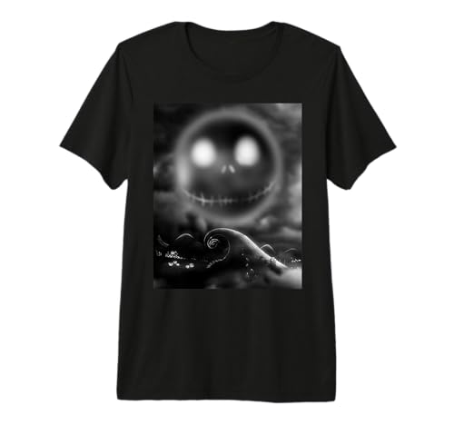 T-shirt Disney Jack Skellington Airbrush premium pour fan de l'Étrange Noël de Monsieur Jack
