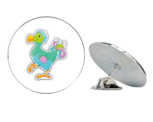 Funny Dodo Bird Round Metal 0.75
