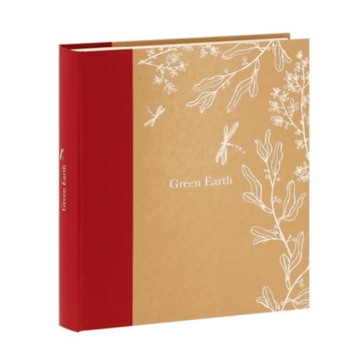 Album Photo Traditionnel Greenearth libellule 600 Photos 10x15 cm Vert, Compatible 11,5x15 cm 100 pages Taille : 34.2x37.4 cm - Fabriqué en France