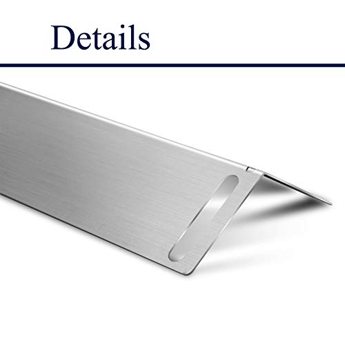 Folocy 16 1/2” X 4” Bbq Gas Grill Replacement Parts, Grill Heat Plates Shield Heat Tent For Charbroil 463211514, 463211512, 463211513, Bbq Grillware Ggpl-2100, Ggpl2100, Smoke Canyon Gr2034205-Sc-00 #TOP2