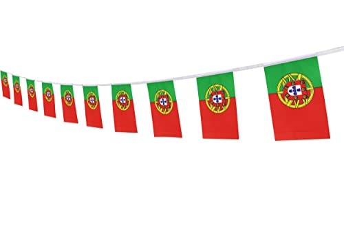 Portugal Flag Portuguese Flag,100Feet/76Pcs National Country World Pennant Flags Banner,Party Decorations Supplies For Olympics,Bar,Indoor And Outdoor Flags,Intarnational Festival #TOP14