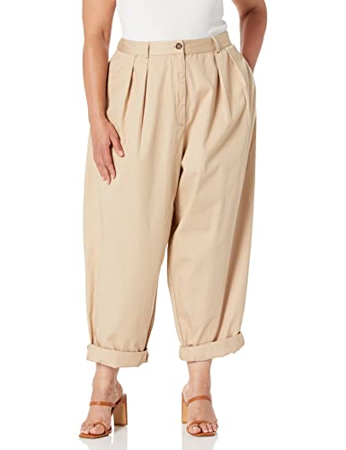 The Drop Women's Sharon Pleated Detail Pant4