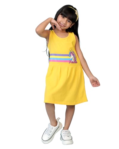 Image of Kuchipoo Girls Regular Fit Cotton Frocks - Pack of 2