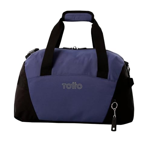 TOTTO - Bolsa de Deporte, Modelo Active Pro S, 40 x 25 x 20 cm, Capacidad 22 L, Asa de Mano, Correa Ajustable para Hombro, Argollas para Candado en Cremallera Principal, Color Skipper Blue