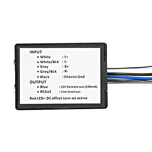 Kicker 46Kisloc2 K-Series Stereo Line-Output Converter W/Remote Turn-On Output #TOP3