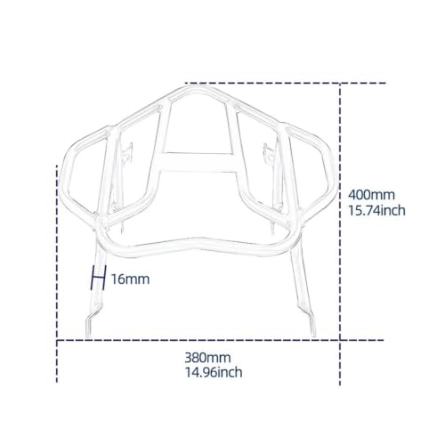 Porte-bagages arrière moto DR 650 1996-2025 accessoires support étagère - 7