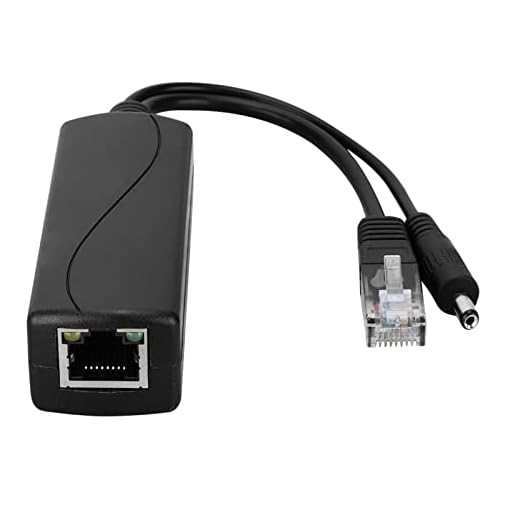 Mllepjdh - Splitter POE da 48 V a 5 V Micro USB tipo C DC5.5 x 2.1 mm DC3.5 x 1.35 mm Cavo adattatore di alimentazione interfaccia per telecamera IP Alimentazione over Ethernet Splitter Iniettore