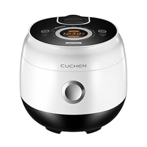 CJE-CD0610US | Micom Rice Cooker 6 Cup (Uncooked) and Warmer | Auto Steam Clean | Direct Touch control | Nonstick Inner Pot | Baby Food Menu | Inner Pot | White [CUCHEN]