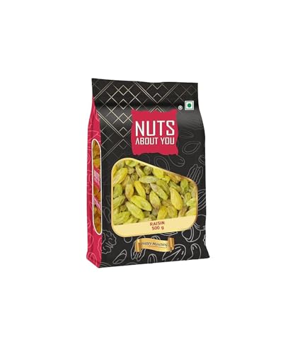 Nuts About You Raisin, 500 g | 100% Natural | Premium| Kishmish | Saugi Nuts About You Raisin, 500 g | 100% Natural | Premium| Kishmish | Saugi