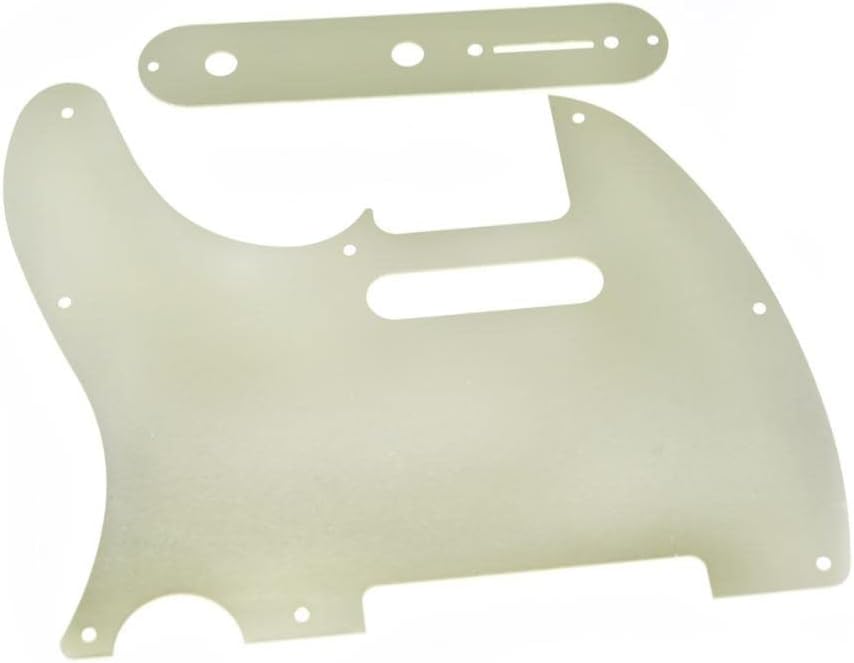 KAISH Metal Aluminum Anodized Tele Pickguard with Metal Control Plate and Screws for American/Mexican Telecaster Gold