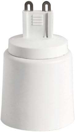YiLighting - (G9 to E26/E27), G9 Plug-in Base to E26/27 Edition Screw Base Socket Converter for Halogen/LED/CFL Light Bulbs (3 Pack)
