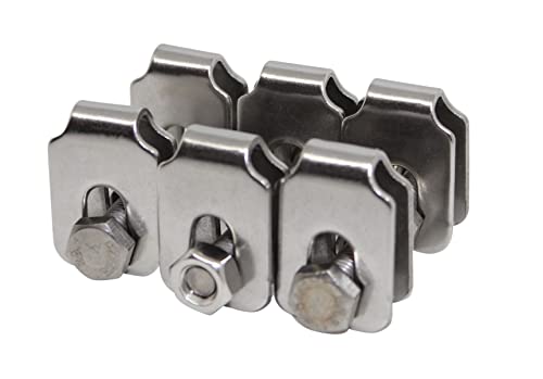 Eckverbinder, schwere Schelle, sicherer Halt für Gabionen, Zaun,...