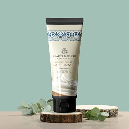 Image of BEAUTYNEARTH Greek Yogurt Facewash - All Skin Type Natural Face Wash for Women & Men - Paraben & Sulphate Free (100ml)