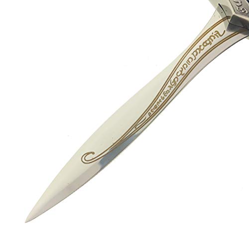 LKOQO 11" Fantasy Medieval Elvish Dagger. For Collection, Gift or Cosplay Renaissance Characters A Fair,Stainless Steel (Black)3