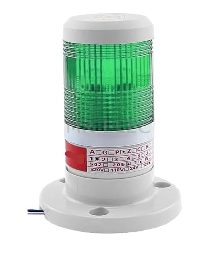 Tour de signal industrielle bleu 220V colonne lumineuse LED d'avertissement de sécurité