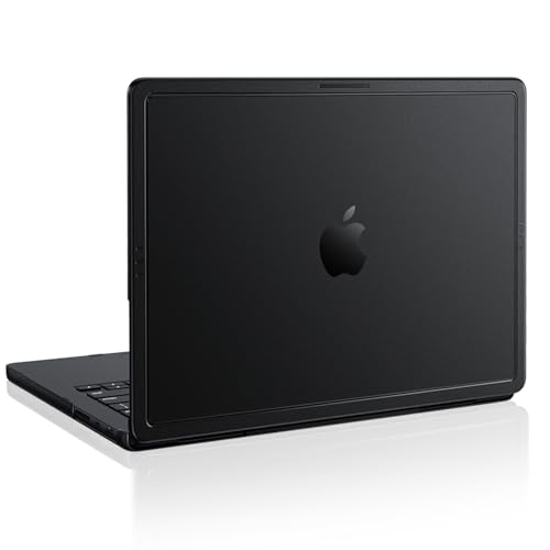 Image of Soonjet Anti-Crack for MacBook Pro 14 inch Case | 2026-2021 M5 M4 M3 M2 M1 Pro /Max | 100% Match Official Color | Protective Hard Shell Laptop Cover|Armor Black